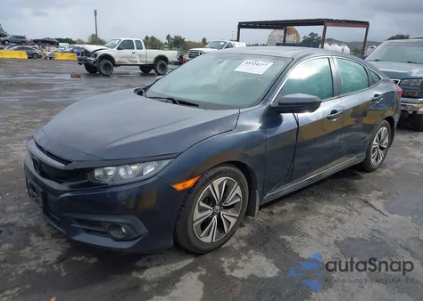 2017 Honda Civic Ex-T z USA, uszkodzony, nr VIN 2HGFC1F31HH639991